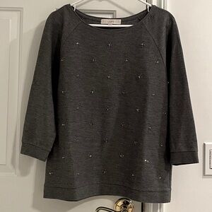 LOFT Jeweled Sweater